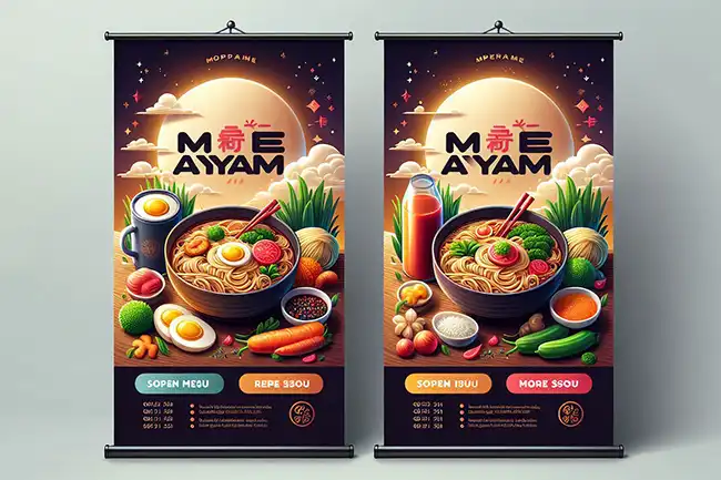 Banner Mie Ayam
