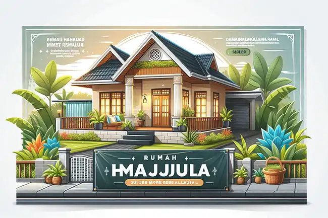 Banner rumah dijual